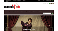 Desktop Screenshot of flamencoymas.com