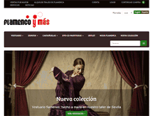 Tablet Screenshot of flamencoymas.com